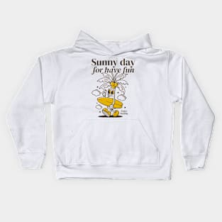 Sunny day for have fun Kids Hoodie